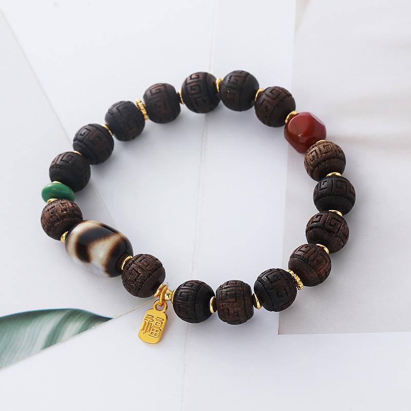 

Agate bracelet rosary braceletfashion women daily jewelry gift