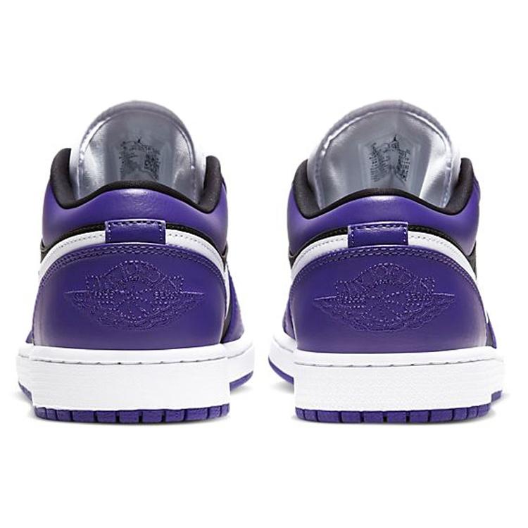 Air Jordan 1 Low 'Court Purple Black' Men's 553558-501