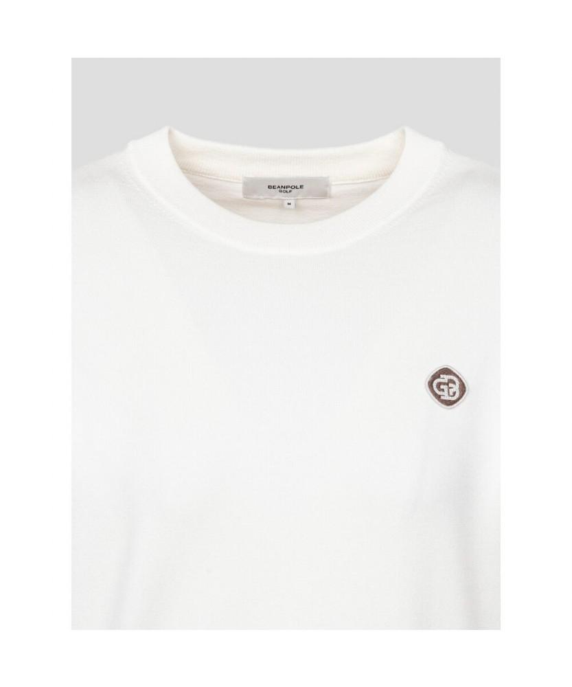 BEANPOLE GOLF Women'S Round Neck Long Sleeve Pullover Ivory