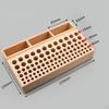 Wood Leather Craft Tool Stand Handicraft Holder Accessory Professional for Home Use Storage