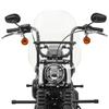 Windshield for Custom Motorcycles Wind Deflector Craftride CW1 Black Edition