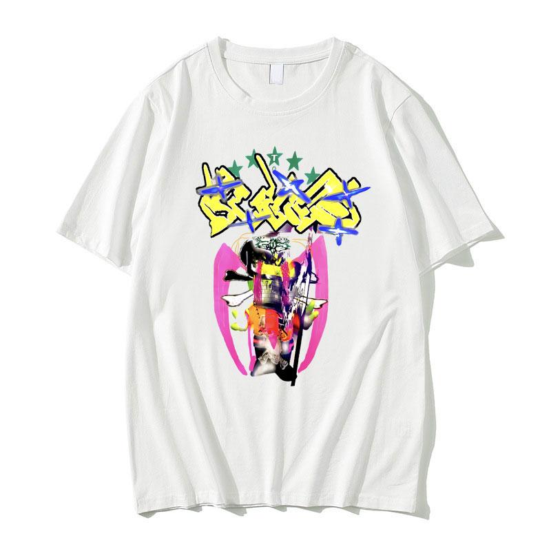 Bladee 333 Skate Drain Gang Graphic T Shirts Men Women Hip Hop Oversized Short Sleeve Unisex Casual Tshirt Male Cotton Tshirts