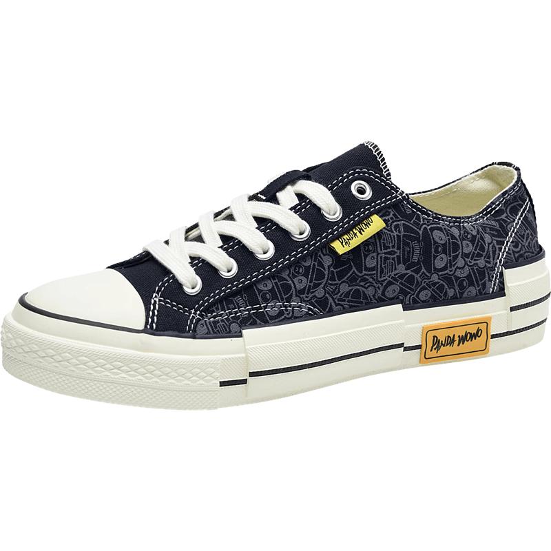 Hodoor Men s Panda Wowo Canvas Sneakers 41