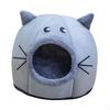Self Warming 2 In 1 Foldable Cave House Animal Shape Nest Pet Sleeping Bed for Cats and Small Dogs