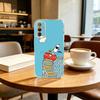 Cartoon Z-S-noopy-PC  Phone Case For SamsungA10,12,20,21S,30,31,40,50,51,52,70,71 Transparent Cover
