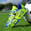 Football Shoes Children Older Children Teens Velcro Elementary School Students Shredded Nails Low Top Sneakers Training Shoes