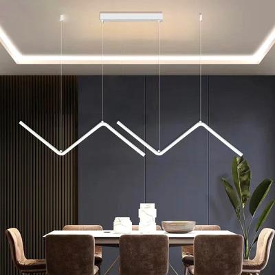 Moderné LED závesné svietidlá Domáca dekorácia 90 cm 2-hlavové svietidlá Osvetlenie obývacej izby Lustre Hotel Bar Študovňa Spálňa Vnútorné lampy