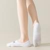 3Pairs Short Tube Sweet Bow Socks Invisible Split Toe Ankle Socks Simple Two Toe Boat Socks  Women