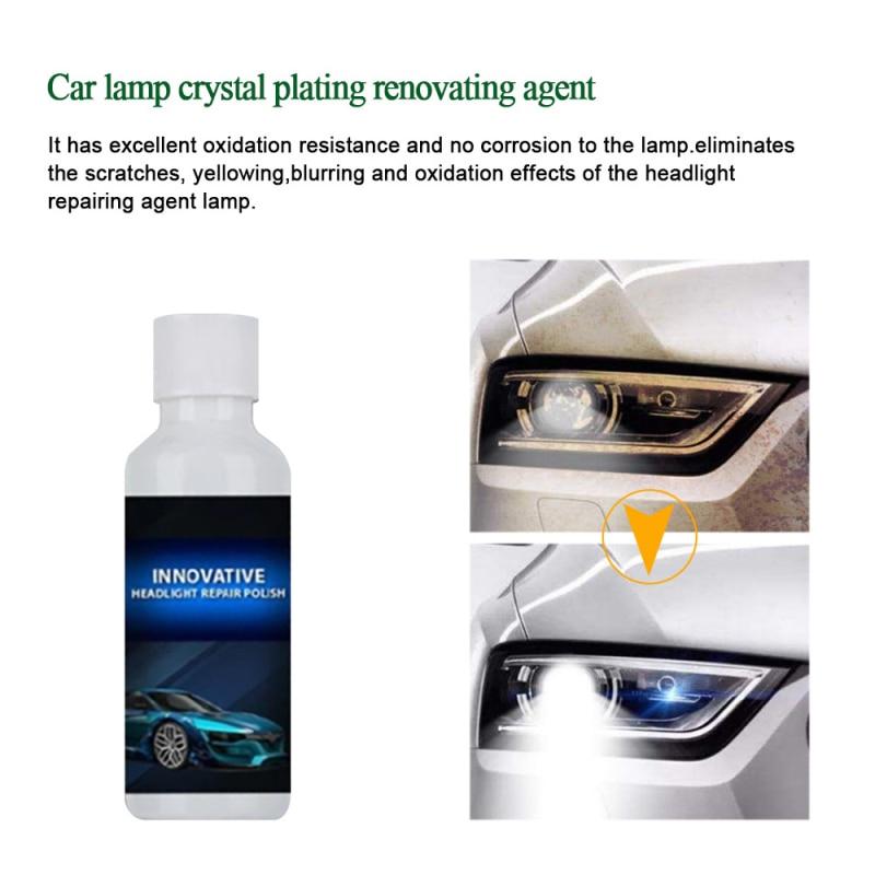 20 ml voiture phare réparation fluide rayure enlever remise à neuf revêtement oxydation réparation polissage voiture lumière réparation Agent