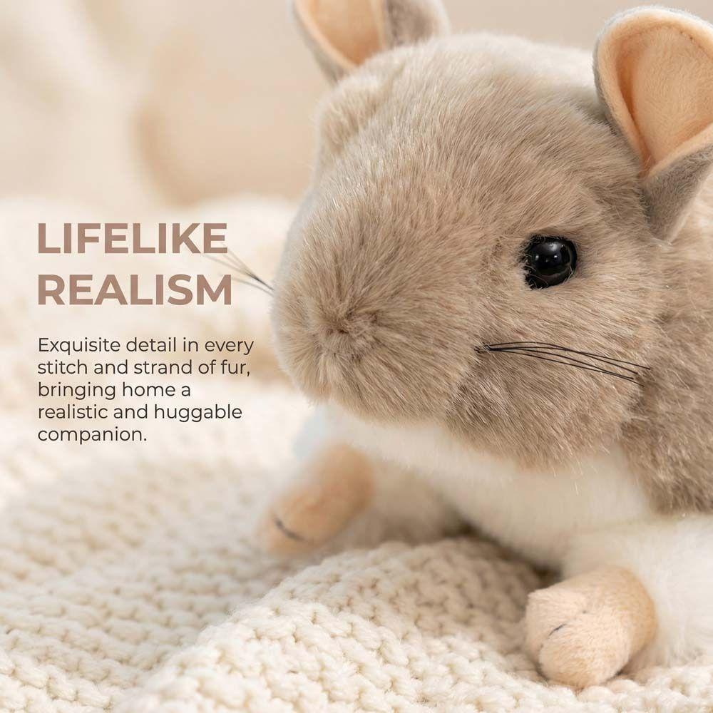 Cozy Chinchilla Plush Toys High Quality Simulation Rat Doll Lovely Totoro Plush Doll  Gift Giving