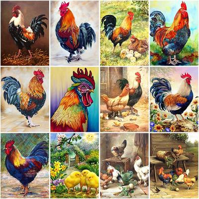 DIY Huhn 5D Diamant Malerei Kreuzstich volle Runde Strass Diamant Stickerei Tier Mosaik Home Decor