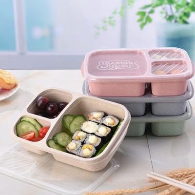 Lunchbox met 3 vakken