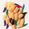 5PCS/set Colorful Zombie Witch Fake Fingers Scary Halloween Finger Covers   Children Girls