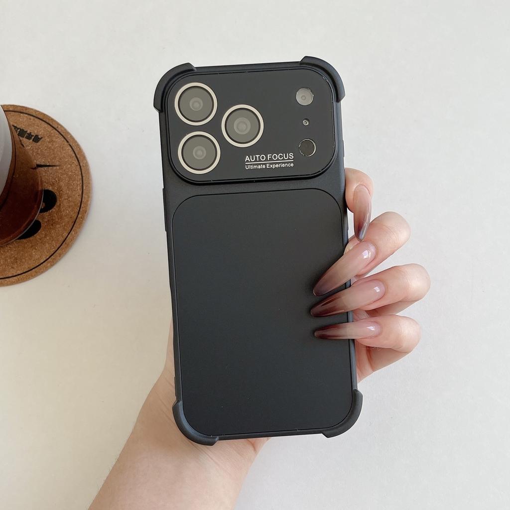 The original color of the large window lens is suitable for iPhone16Pro Max Apple 17 mobile phone case 15/14 simple and anti-drop.