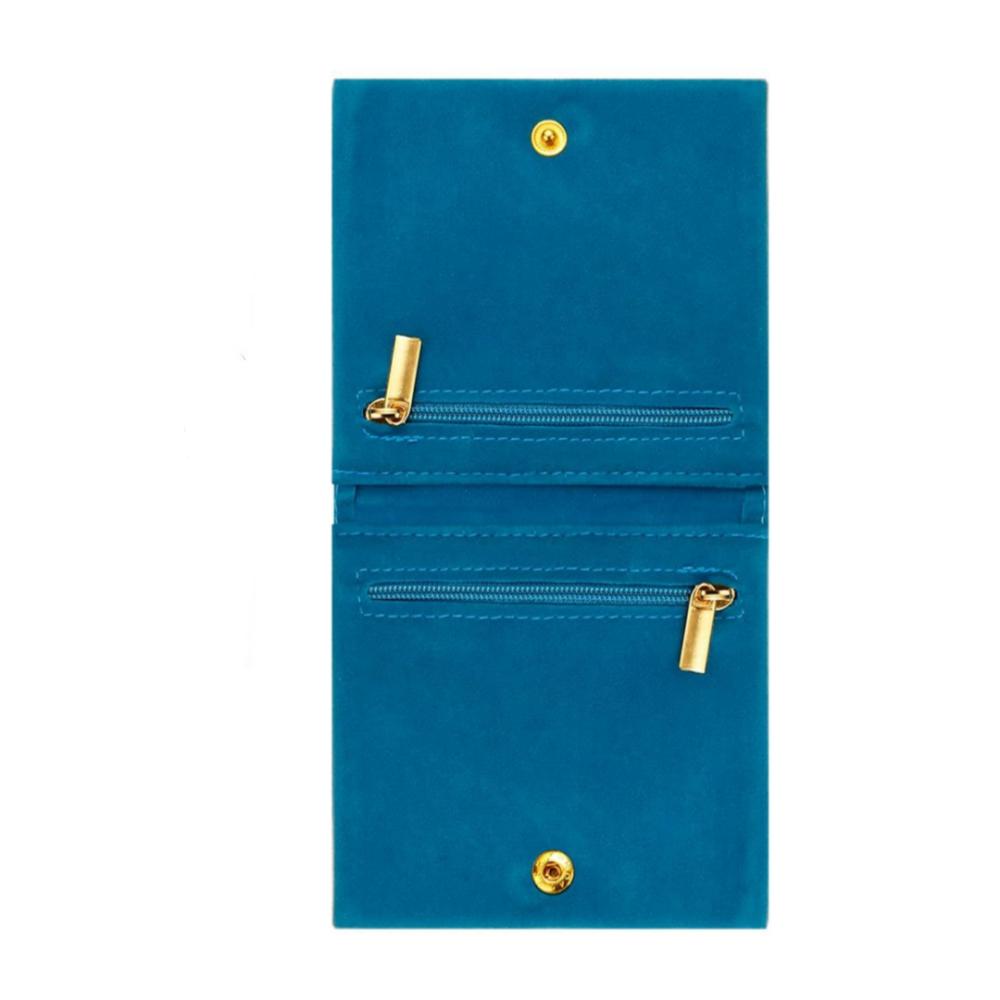 Double Layer Jewelry Bag Exquisite Jewelry Storage Bag Ring Necklace Storage Bag Safe For Handbag Girls Suitcase