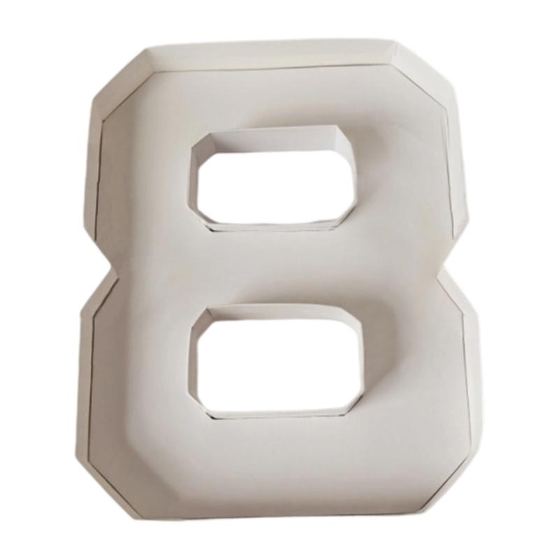 Lightweighted Snack Organize Box With Letter Shape Multipurpose Food Container Party Favor Box