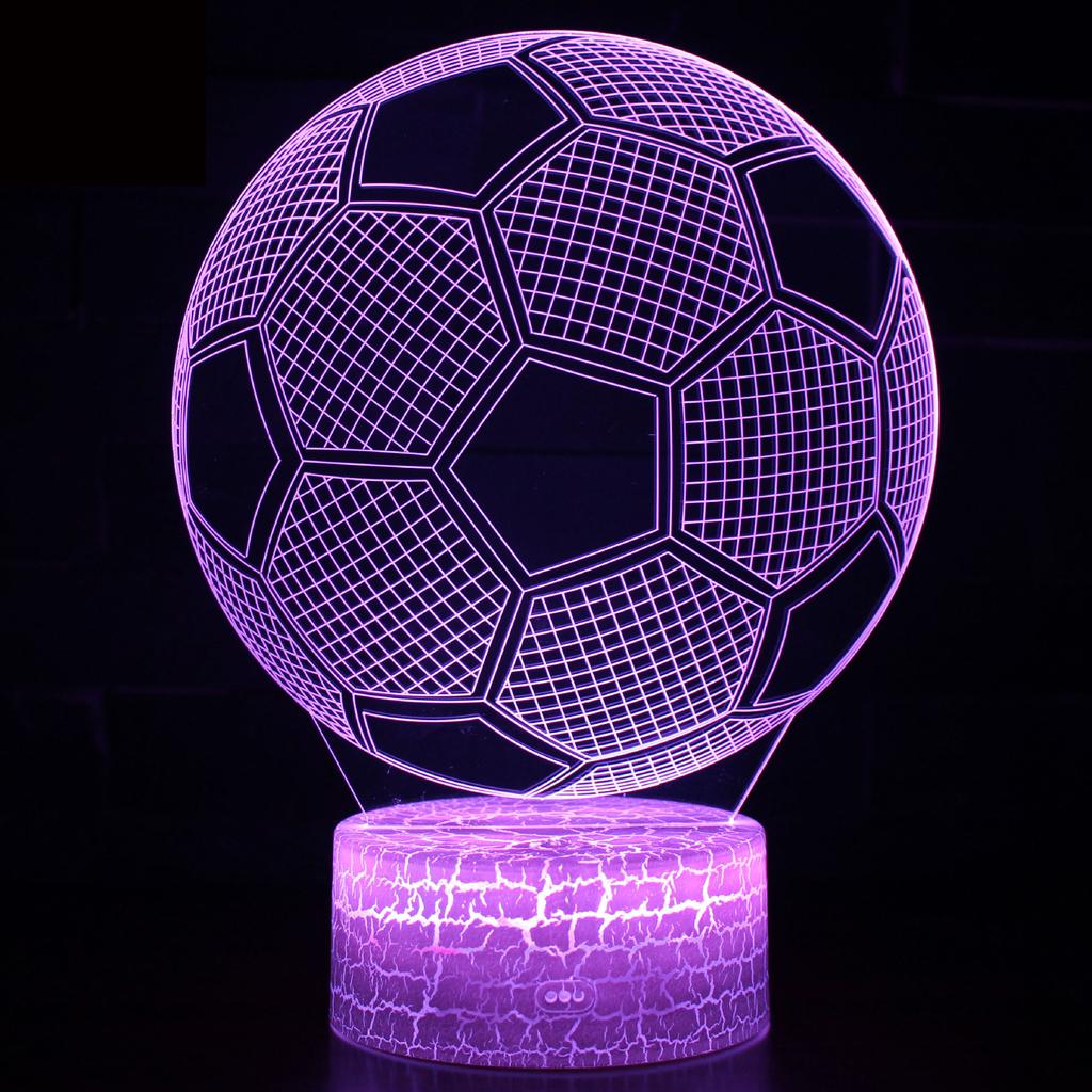 Cheap Football Team Model 3D LED 7/16 Colors Touch Switch Colorful ...