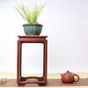 Solid Wood Bonsai, Small Flower Rack, Red Acid Branch, Chinese Style, Antique, Porcelain, Jade, Vase, Antique, Handicraft Base