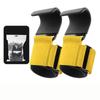 1 Pair Adjustable Weight Lifting Grip Hook Pull-up Steel Hook Grips Strap  Weightlifting