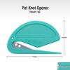 Compact Multi-Functional Plastic Mini Cutter: Envelope & Knot Opener, Paper, Box, Rope, Rubber Band Cutter, and Wire Stripper