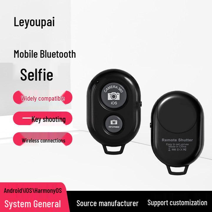 Wireless Bluetooth Selfie Stick with One-Key Control for iOS/Android