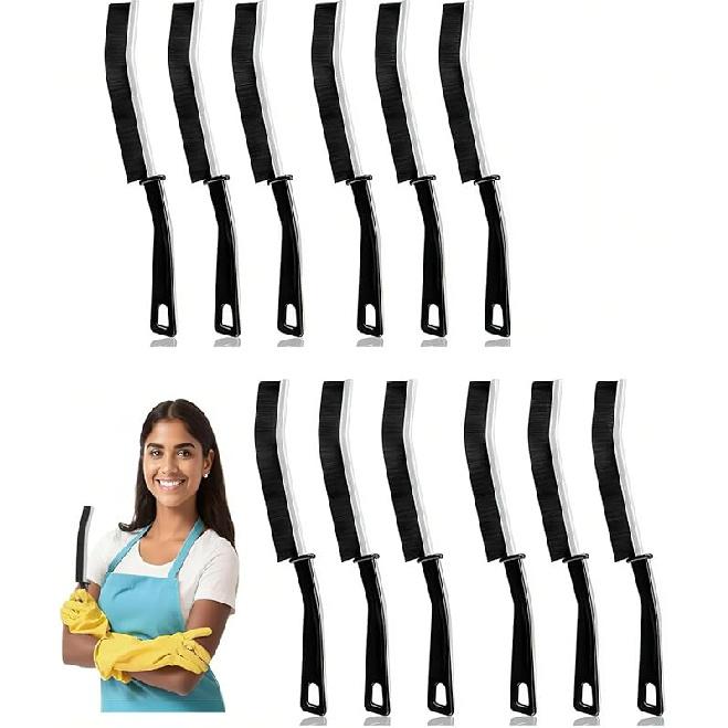 4 PCS Crevice Cleaning Brush,Hard Bristle Crevice Cleaning Brush,Crevice Cleaning Tool Is Effective To Clean The Small Gap Of Kitchen, Tolilet And