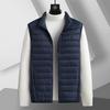 Men's Lightweight Plus Size Stand Collar Duck Down Vest