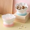 Large Capacity Dog Food Bowl High Foot Pet Drinking Bowl Ceramic Cat Bowl  For Cats Dogs