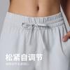 Pantalones de chándal casual finos, ligeros y holgados Pantalones de pierna ancha de cintura alta Pantalones de verano con cordón para mujer Pantalones de fitness Pantalones de correr para el trabajo
