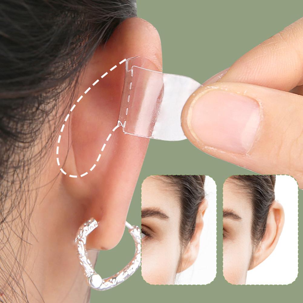 60 Piezas Corrector Cosmético de Oreja Pegatinas de Oreja de Elfo Solución para Orejas Salientes Autoadhesivas Soportes para Orejas Grandes Cinta para Orejas para Mujeres Niñas