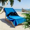 "Black Panther Head On Blue Background" Patterned Beach Towel Quick Dry Perfect for Travel Outdoor Sports Jogging the Beach and Swimming