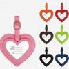 Fashionable Heart-shaped Luggage Tag for Preventing Loss  Simple and High-end PU Heart-shaped Luggage Tag for Consignment