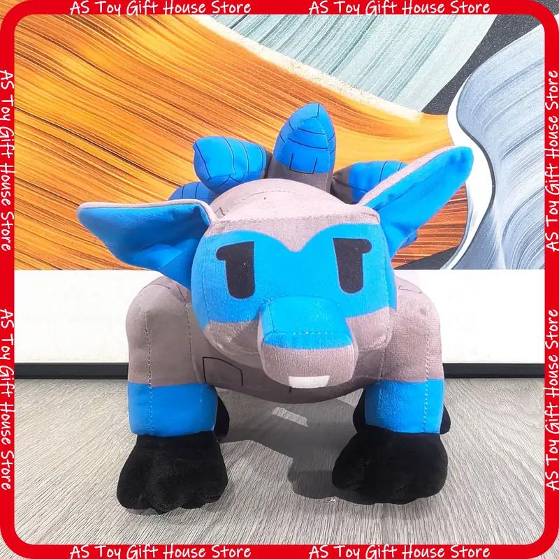 Roblox Nine Tailed Fox Grow A Garden Block Style Soft Stuffed Plush Toys For Game Fans Bedroom Decor Play Companion