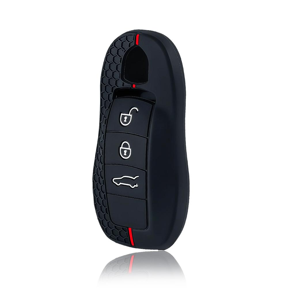 Car Key Case Cover Shell Fob for Porsche Cayenne Panamera Macan Cayman 911 718 918 958 Remote Key Protector Holder Accessories