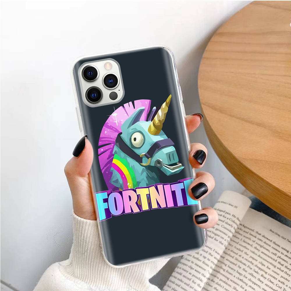 Transparent Case for Samsung A04 A14 A23 M33 M53 Realme 10 9 C35 C55 VIVO X80 Infinix Hot 30 Note 11 Tecno Spark 8P Pro F-90 Fortnite