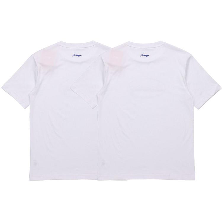 T-shirts Li Ning Unisexes Col Rond Coupe Droite Modérée AHSQ412-1