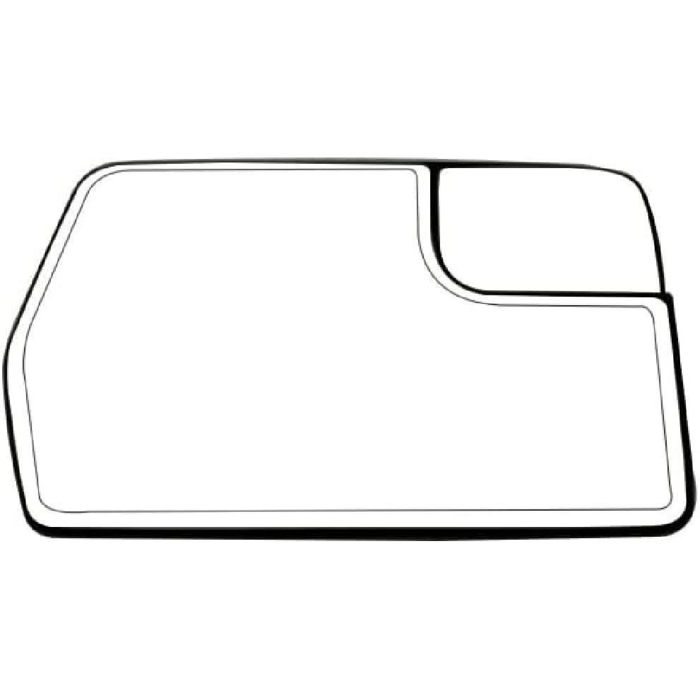 SCITOO Driver Side Mirror Glass For 2003-2007 For Cadillac Escalade, For Chevy Avalanche, Silverado Suburban Tahoe, For GMC Sierra Yukon Left Heat