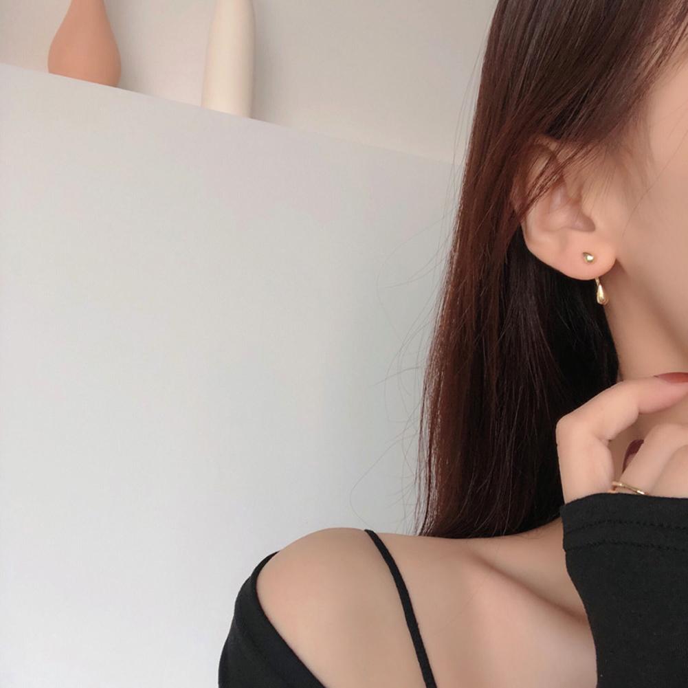 1 Pair Water Drop Shape Stud Earrings Fashion Hypoallergenic Earrings Valentines Birthday Anniversary Gifts For Women Girls