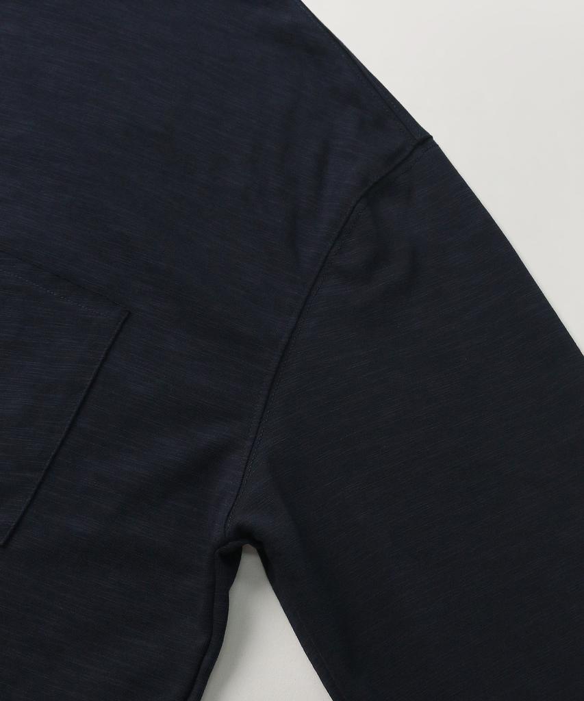 INDUST Low-Cut Cotton Slub Long Sleeve (Navy)