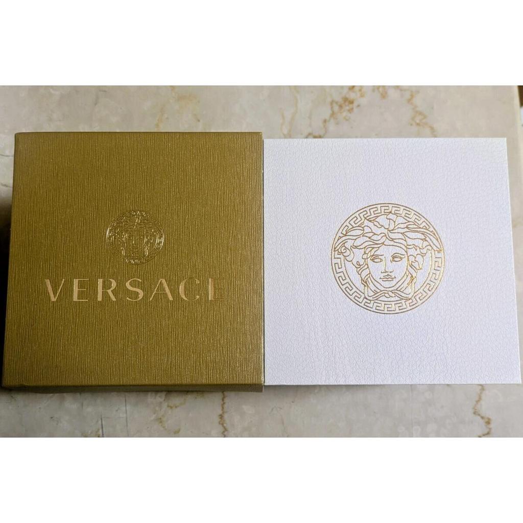 Used VERSACE GRECA LOGO CHRONO Watch VEZ900421 Men's Gold Versace Chronograph Watch