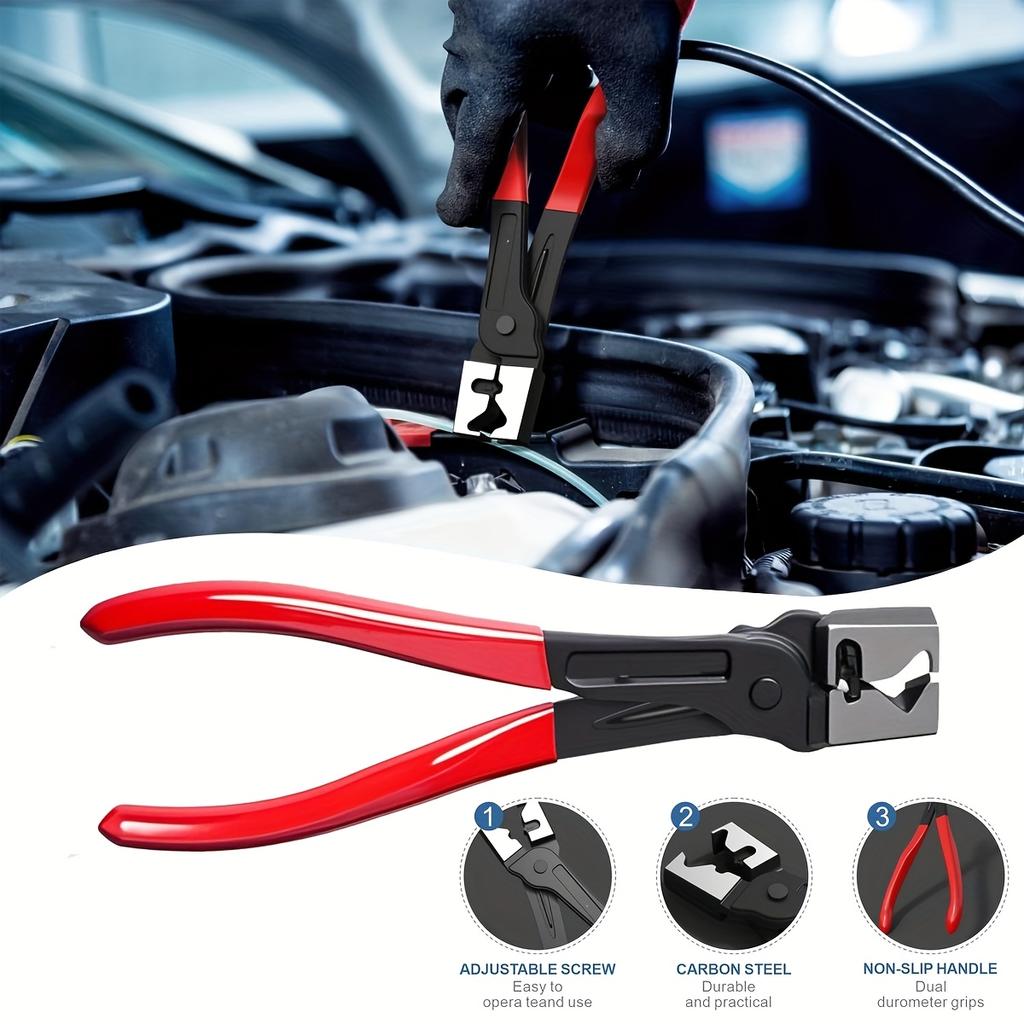 8pcs Fuel Line Disconnect Tool Set –Fuel Line/Hose Clamp/Removal Pliers, Electrical Disconnect/Push Pin Tools,Filter Caliper