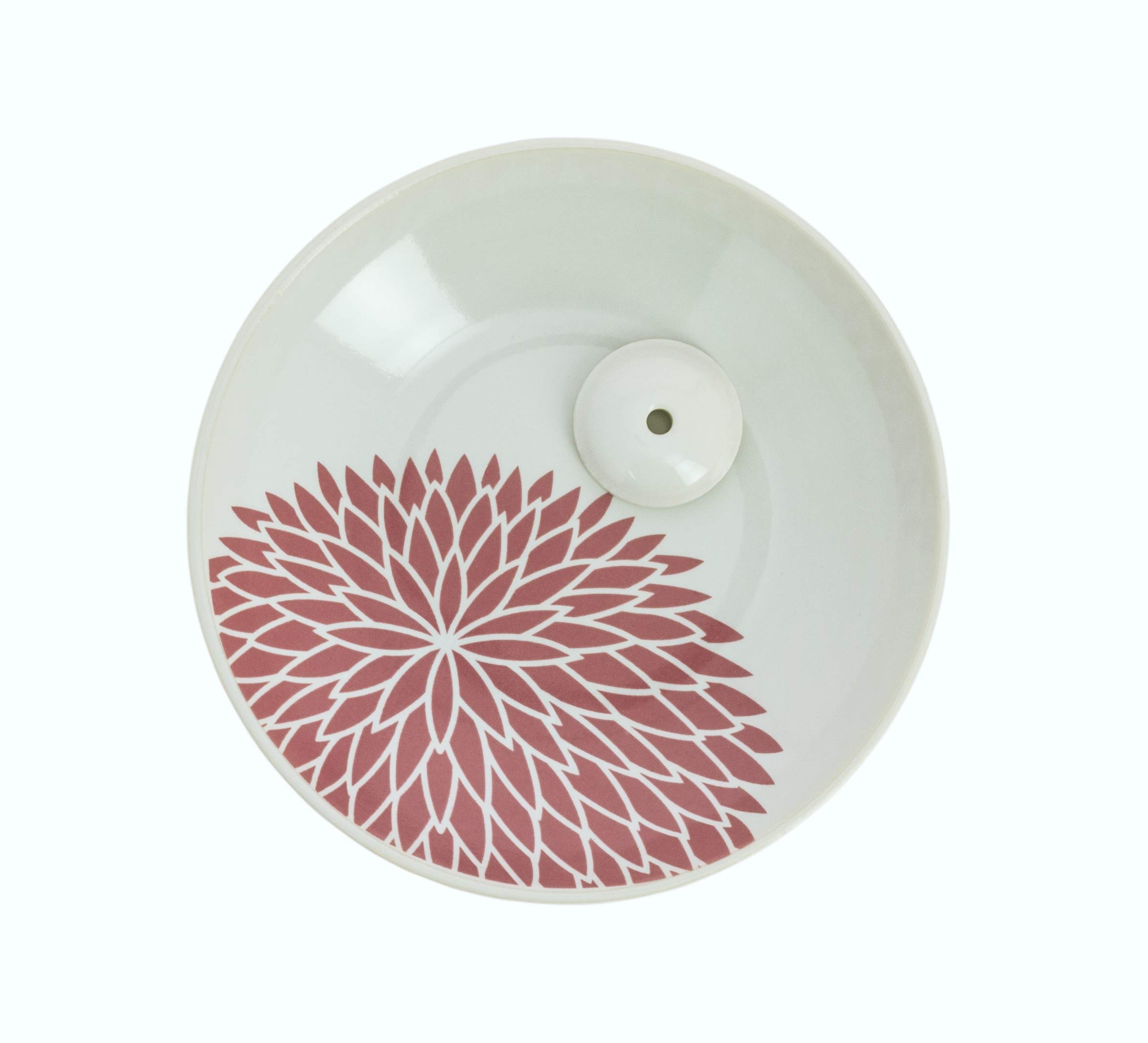 

Nippon Kodo Incense Plate with Chrysanthemum Incense Holder 106mm x 110mm x 25mm Crest, & Plate,