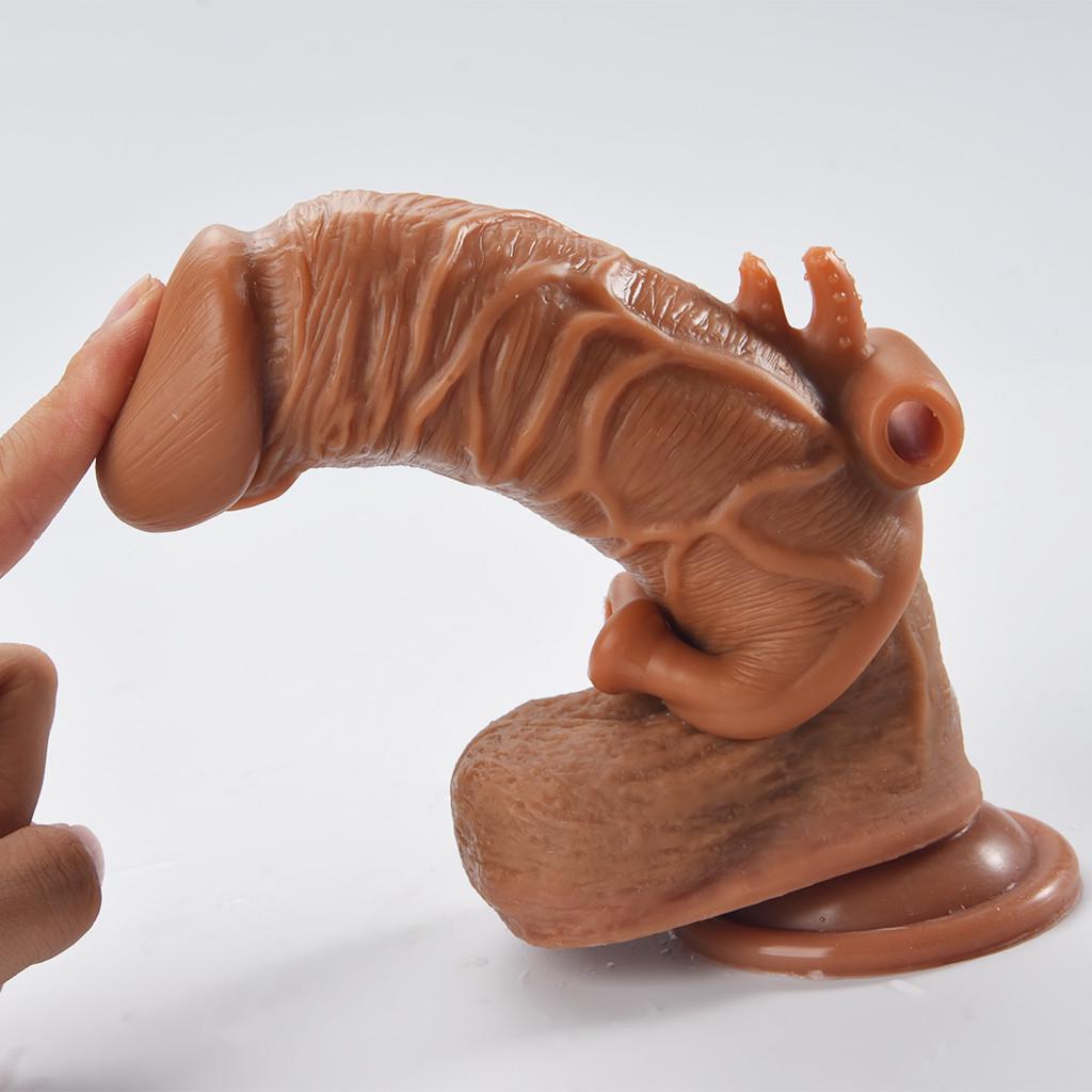 Wear Men And Women To Lock The Fine Wolf Braces To Thickened Condoms