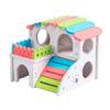 Small Pets Hideout Hamster Villa Plastic House for Chinchillas Guinea Pigs