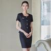 Tluoman Women's Short-Sleeve Professional Suit Set