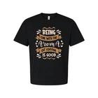 

Unisex T Shirt Featuring Quote Being One With The Aroma Of Coffee Is Good Casual 4XL