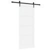 ORKDAL Sliding Door White 83 X 202 Cm Solid Pine Wood