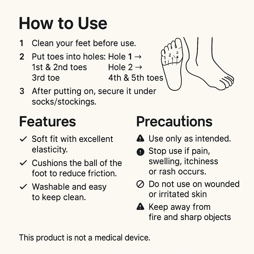 Vorfuß-Schutzpolster - 2er-Pack