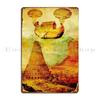 The Noah S Ark Arrives On The Tower Of Babel Metal Plaque Custom Wall Decor Garage Wall Mural Plates Tin Sign Poster