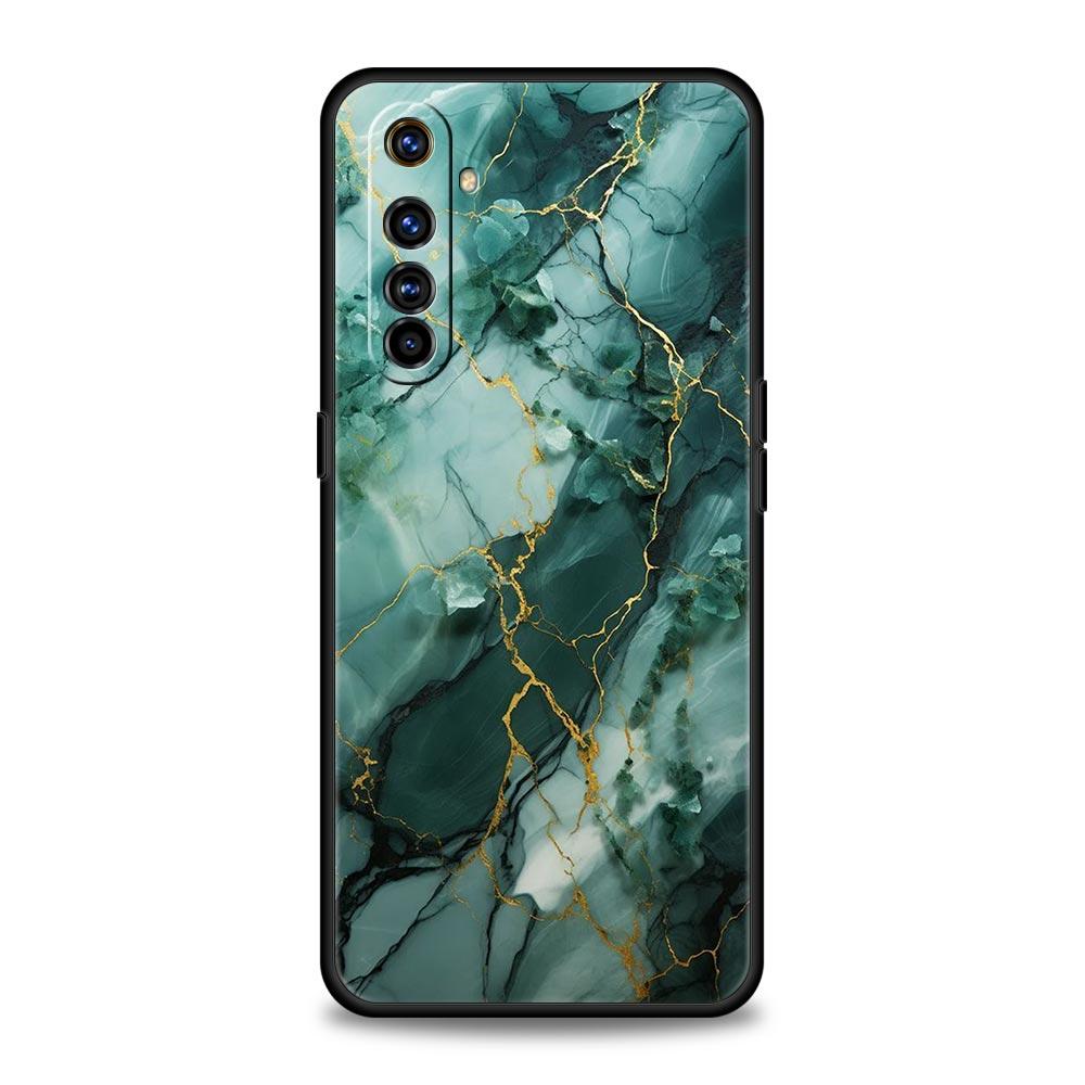 Watercolor Marble Phone Case For Realme 12 11 10 4G 9 8 5G 7 6 GT5 GT3 GT2 Pro Plus C21 C11 C25 C35 GT Neo 2 3 3T 5 Cover